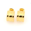 Fashion special design stainless steel gold earring jewelry wholesale, simple gold earring designs for women